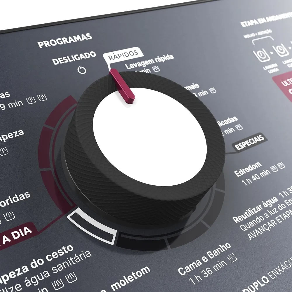 Lavadora de Roupa Automática Mueller 15Kg Ultracentrifugação e Ciclo Rápido Branca MLA15 – 127 Volts - Imagem 14